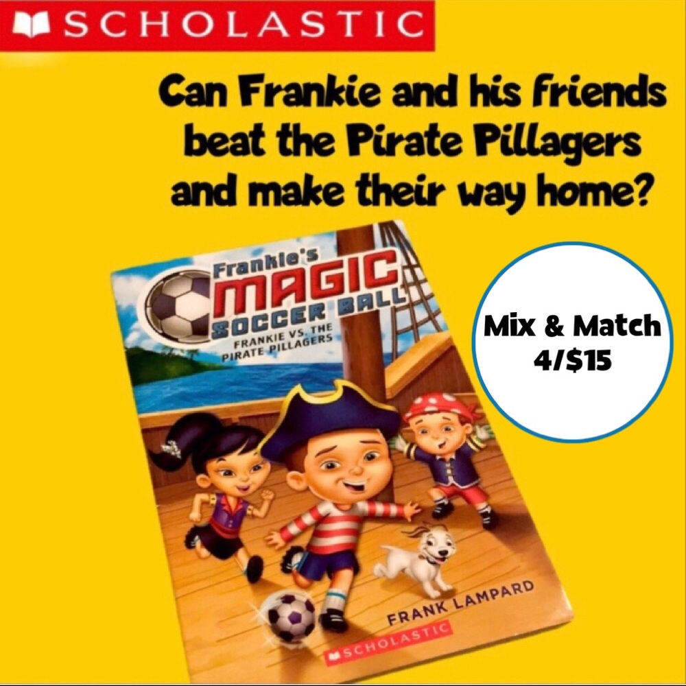 🔵 4/$15 • “Frankie’s Magic Soccer Ball” Book